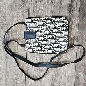 Black and Cream Crosbody Bag  Bag